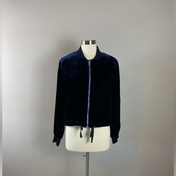NWTs J Crew Velvet Bomber Jacket - Picture 5 of 16